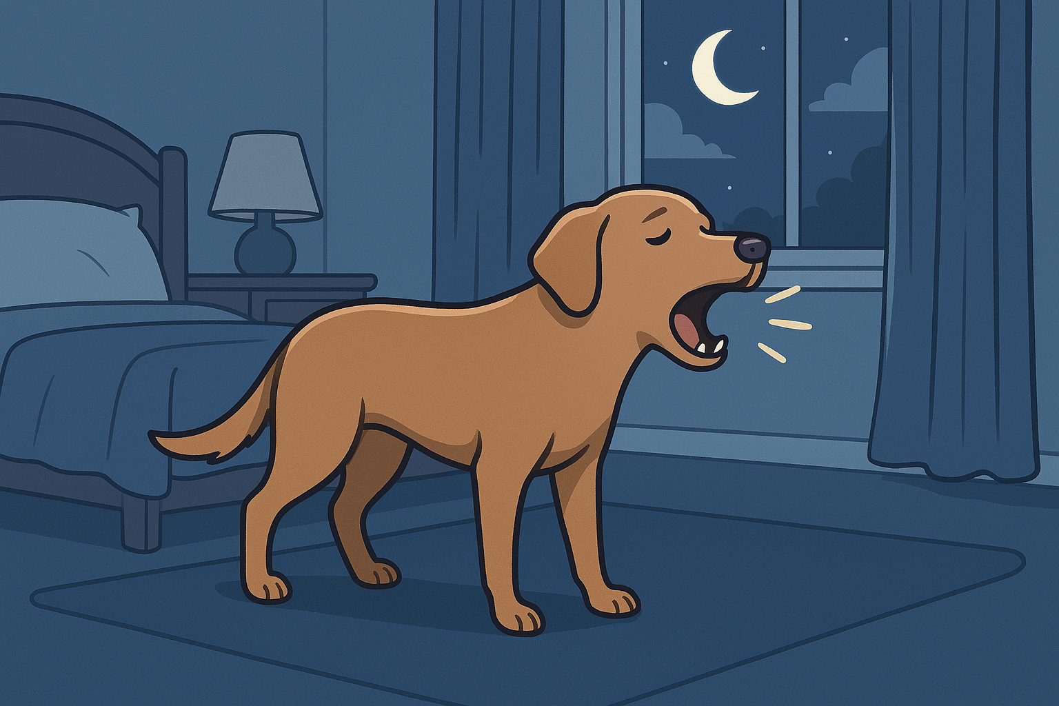 Excessive Vocalization at Night - Dog barking at night